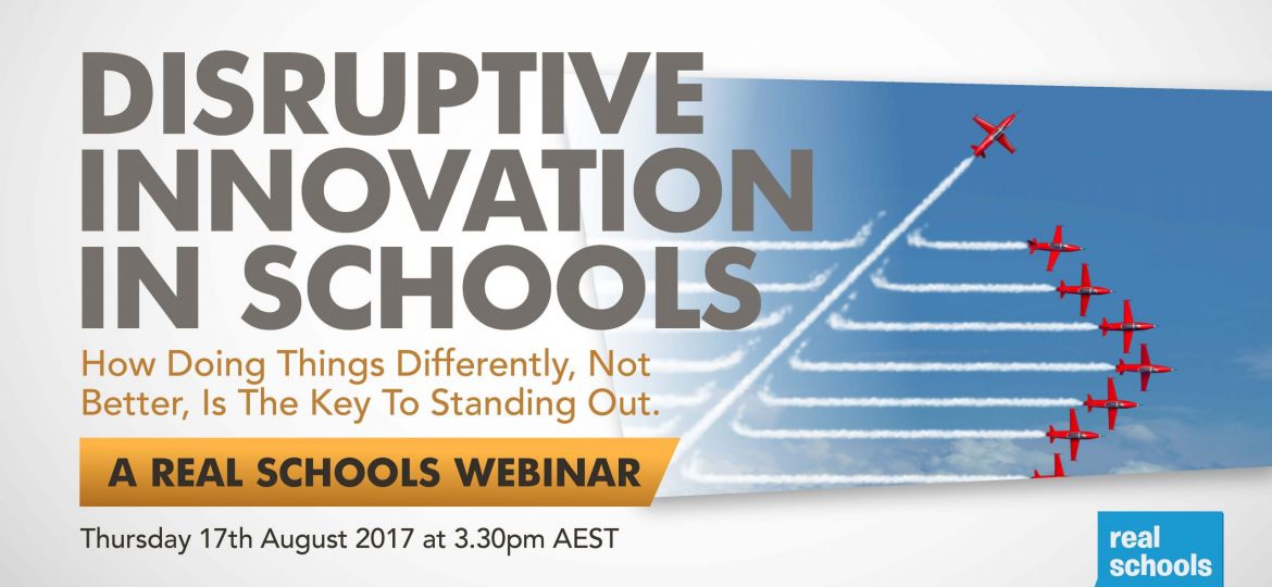 Disruptive Innovation in Schools Webinar (Demo)