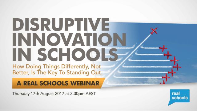 Disruptive Innovation in Schools Webinar (Demo)