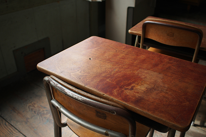 School,Desks,And,Chairs,Of,Japan