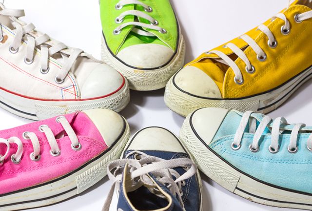 Vintage,Colorful,Shoes,/,Circle,Of,Colorful,Shoes.