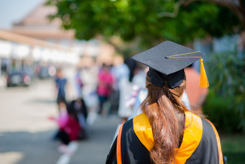 Graduation,Ceremony,,congratulated,The,Graduates,In,University.