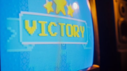 Close,Up,Footage,Of,A,Retro,Tv,Screen,With,An